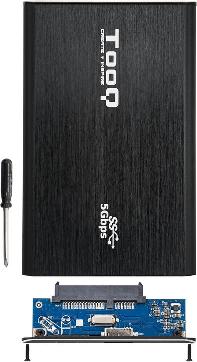 Produktbild Tooq Technology CAJA EXTERNA TQE-2529B 2,5" 7 MM SATA USB 3.0 UASP NEGRA (2.5")