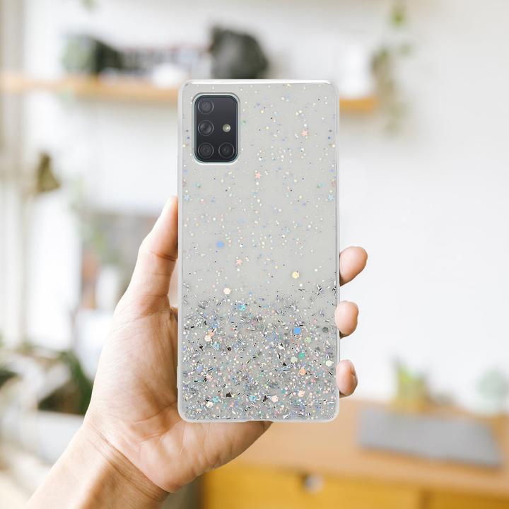 Image du produit Cadorabo Couverture TPU paillettes scintillantes (Samsung Galaxy A71 5G)