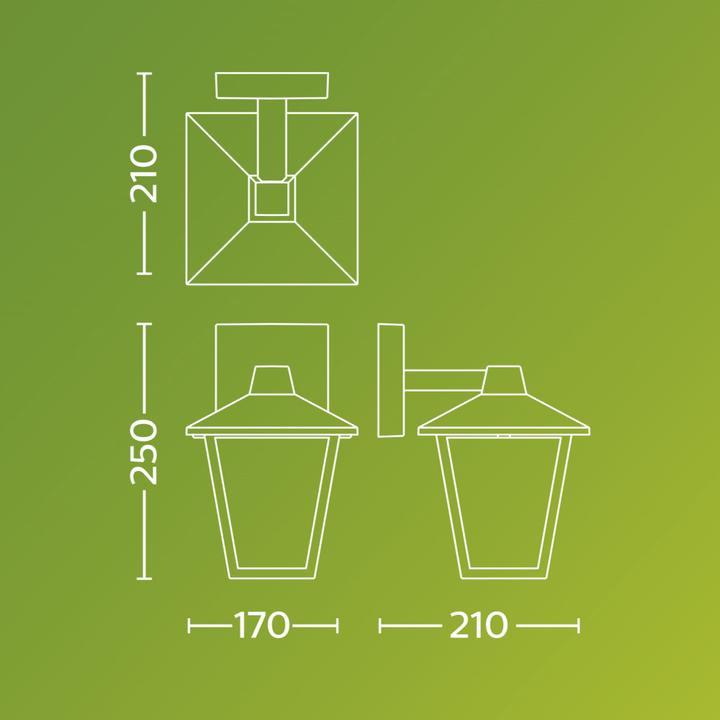 Actual product image Philips Outdoor Kinno (E27, IP44)