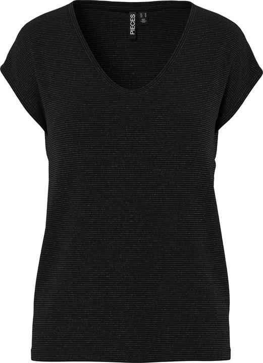 Pieces Pcbillo Tee Lurex Stripes Noos Bc (XXL)
