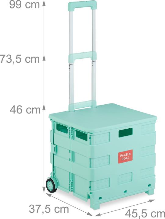 Actual product image Relaxdays shopping cart