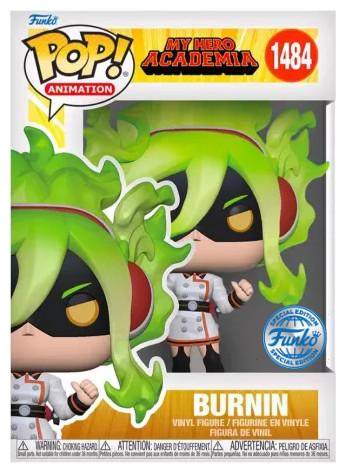 Actual product image Funko Pop! Animation: My Hero Academia - Burnin (Moe Kamiji) (Special Edition) #1484 Vinyl Figure