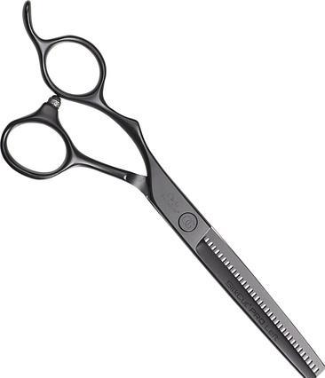 Immagine prodotto Olivia Garden Silkcut PRO 6.0" LH 15.5cm Effiliation Scissors Matt Black (15.50 cm)