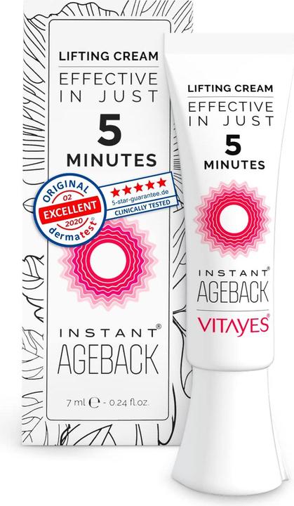 Actual product image Vitayes Instant Ageback (7 ml, Day cream)