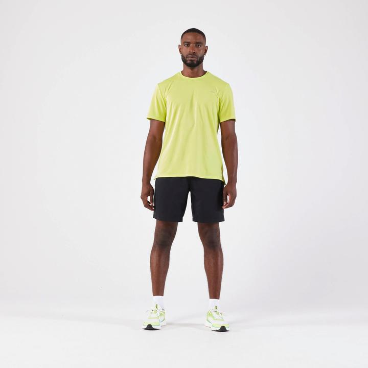 Image du produit Kiprun Maillot de course à manches courtes homme respirant - Run 500 Dry jaune (S)