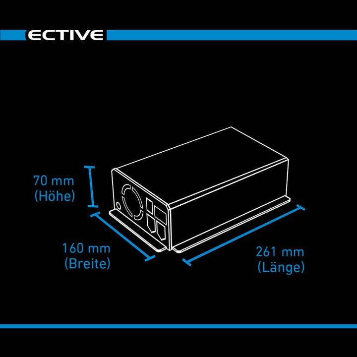 Image du produit Ective Multiload PRO 12V 75A et 24V 37A Chargeur de batterie pour Gel AGM LiFePO4 (12V, 24V, 75 A)