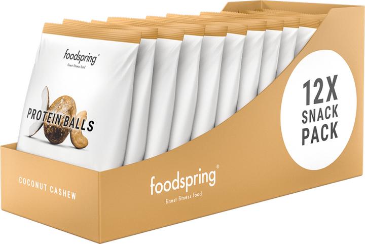 Actual product image Foodspring Protein Balls (Coconut Cashew, 1 pcs., 480 g)
