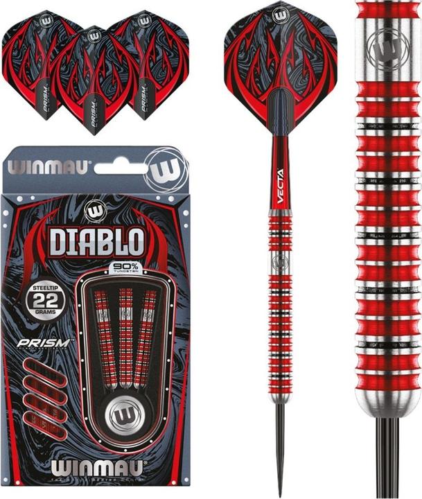 Produktbild Winmau Steeldart Diablo 90% 1480-22g (22 g)