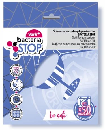 Actual product image York Microfibre Glass Cloth Bacteria Stop (1 pcs.)