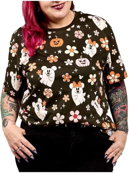 Actual product image Loungefly Disney by Tee T-Shirt Unisex Mickey and Friends Halloween Size M (M)