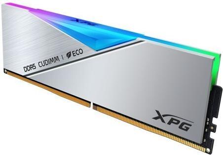 Produktbild Adata CUDIMM 48 GB DDR5-8800 (2x 24 GB) Dual-Kit (silber, AX5CU8800C4224G-DCLACRSG, XPG Lancer Neon RGB) (2 x 24GB, 8800 MHz, DDR5-RAM)