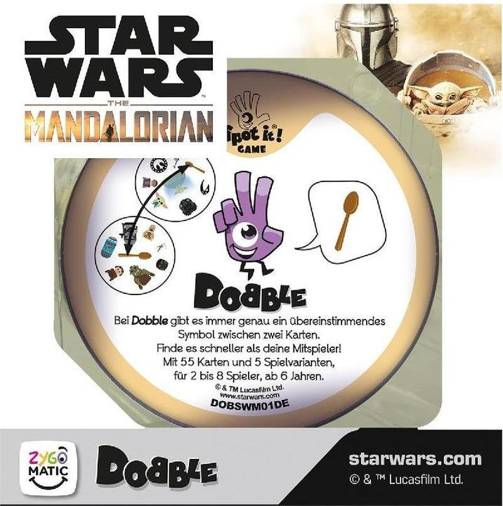 Actual product image Asmodée Dobble Star Wars The Mandalorian (German)