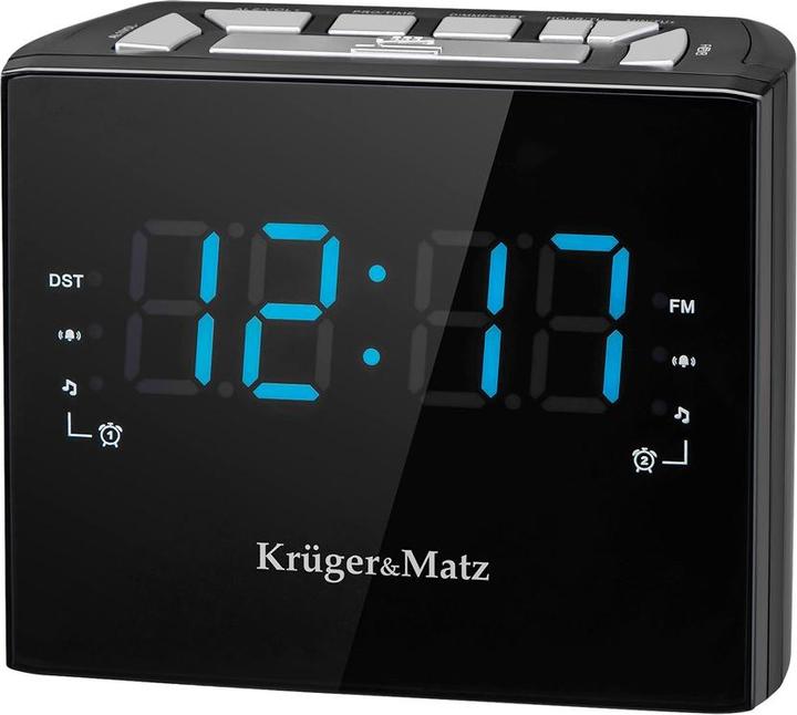 Krüger&Matz Kruger & Matz KM0812 Orologio Radio Digitale Nero
