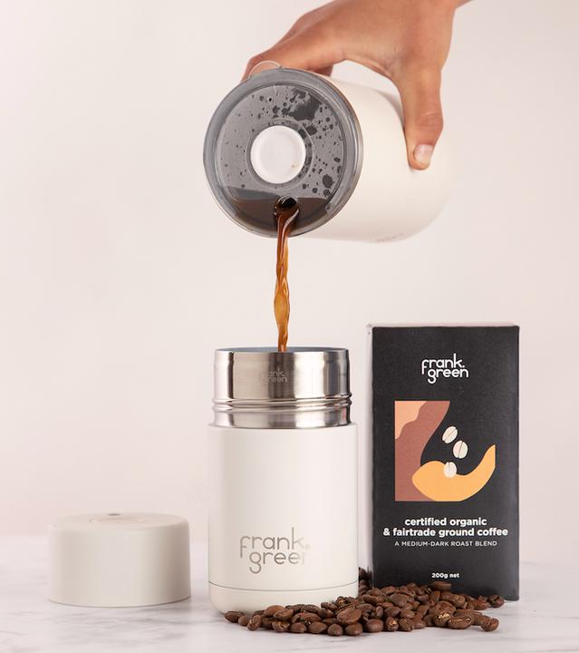Produktbild Frank Green Edelstahl Keramik French Press (0.48 l)