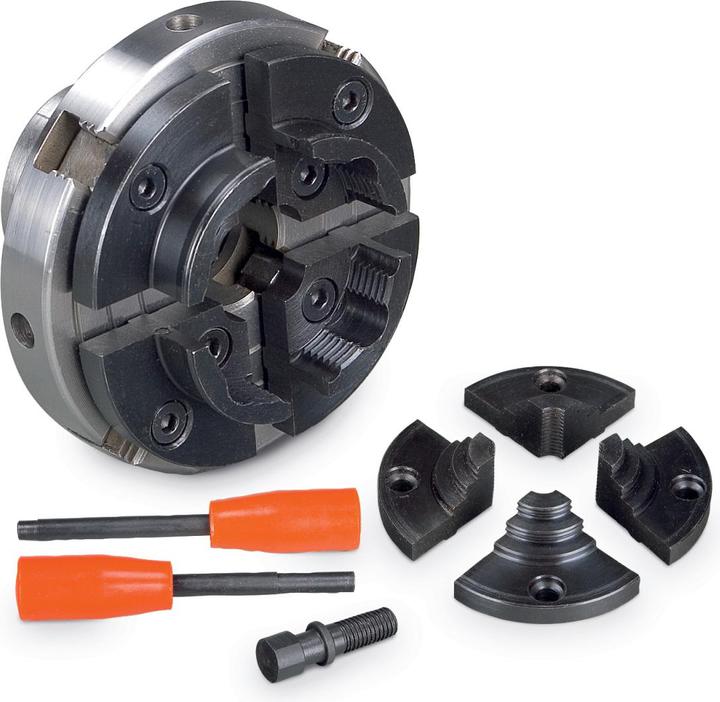Holzstar wlFNI1H, 4-jaw chuck set 2 Ø 100 mm