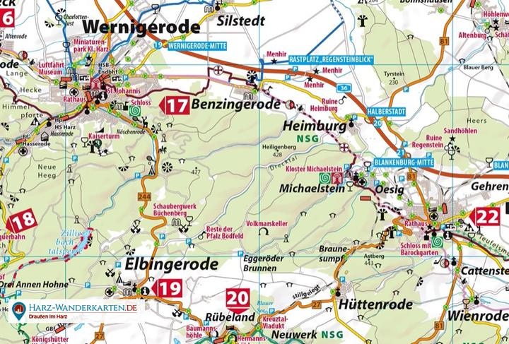 Produktbild Freizeitkarte Harz