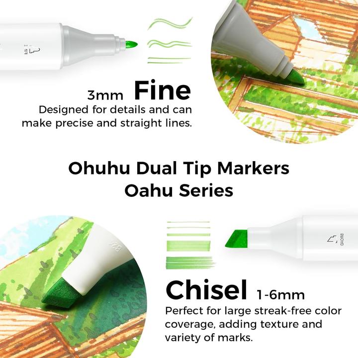 Produktbild Ohuhu Oahu (Mehrfarbig, 40 x)