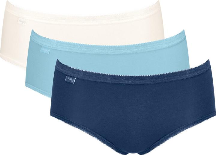 Produktbild Sloggi Unterhose BASIC+ MIDI Damen-Slip 3er Pack (36, 3er Pack)