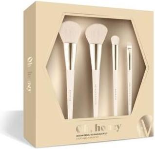 Image du produit Unbranded Inter-Vion Set Oih Honey Makeup Brush Set 4Pcs. (Set)