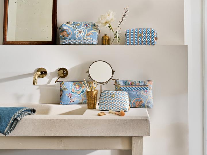 Immagine prodotto PIP Studio Charly Kosmetiktasche flach medium Matata blau 24x1x15.5cm