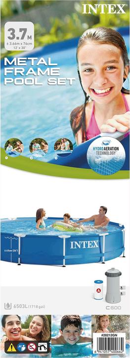 Actual product image Intex Metal Frame (Ø 366 x 76 cm)