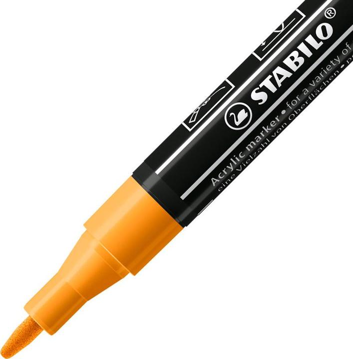 Produktbild STABILO Free (Orange, Pink, Green, Black, Purple, White, 2 mm, 5 x)
