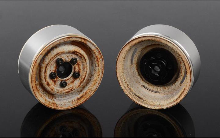 Produktbild Rc4Wd Felgen 1.55 Landies Beadlock, Rostig 4 Stück