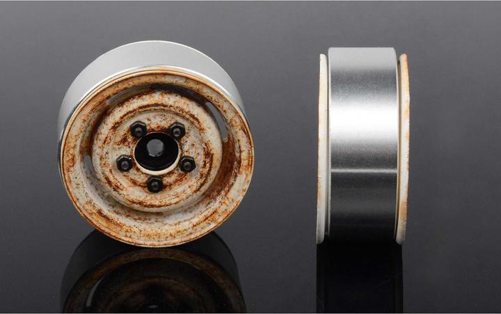 Produktbild Rc4Wd Felgen 1.55 Landies Beadlock, Rostig 4 Stück