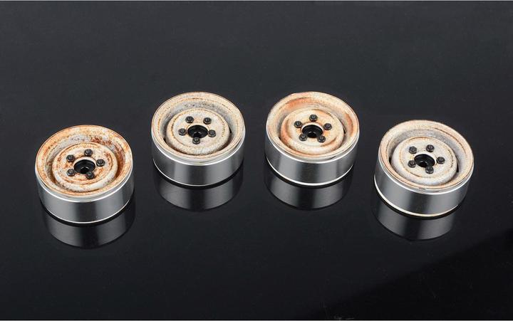 Produktbild Rc4Wd Felgen 1.55 Landies Beadlock, Rostig 4 Stück