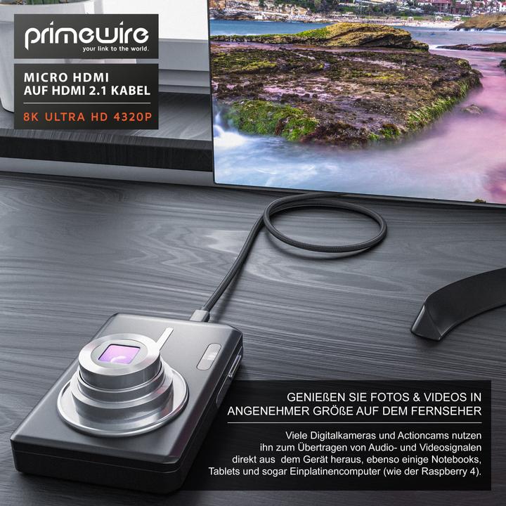 Produktbild Primewire Micro HDMI – HDMI (3 m, HDMI)