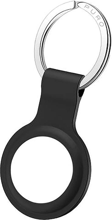Produktbild Deltaco Puro ICON Apple Airtag key ring with a silicone case - Black