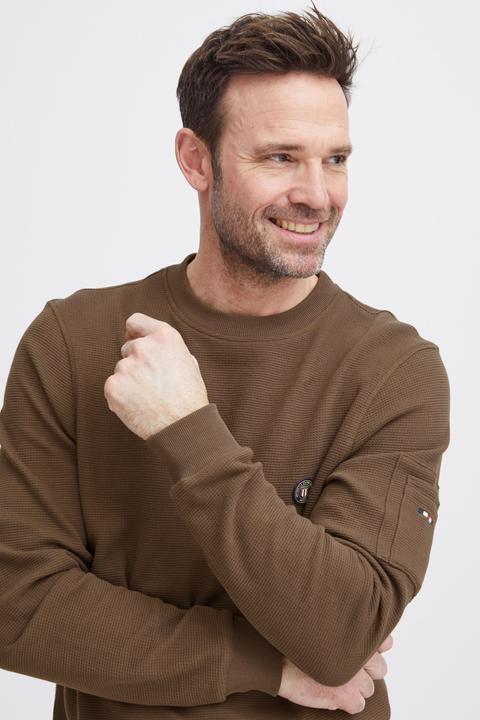 Actual product image FQ1924 FQWILLIAM structure crewneck sweatshirt 21900716 (S)