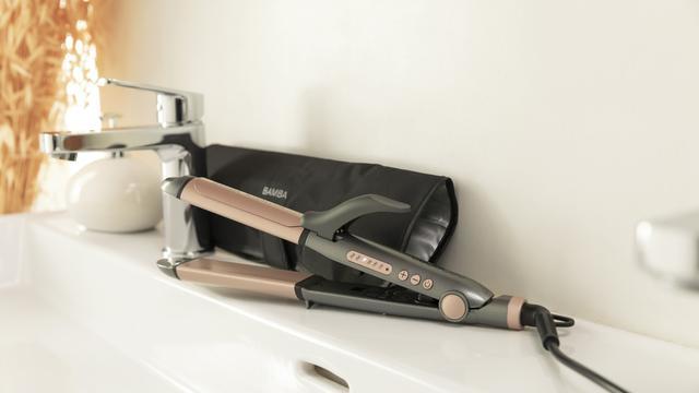 Productafbeelding Cecotec Keramische stijltang Bamba RitualCare 1000 2in1 Zwart/Roze (Straightener)