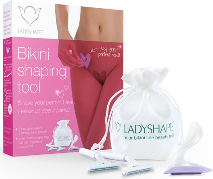 Actual product image Ladyshape Bikini Shaping Tool Heart (Intimate washing lotion)
