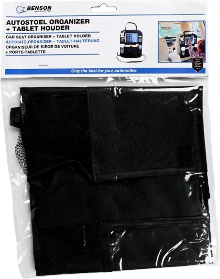 Actual product image Benson Autositz-Organizer + Tablet Halter