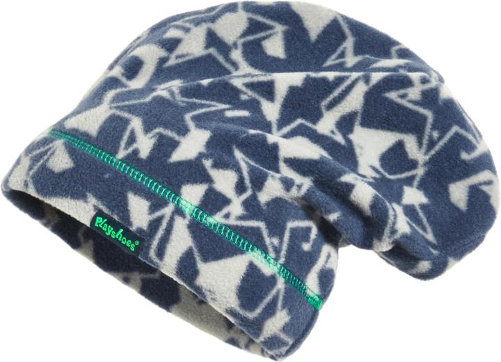 Playshoes Mütze Fleece-Beanie Sterne Camouflage Gr. 49 (S)
