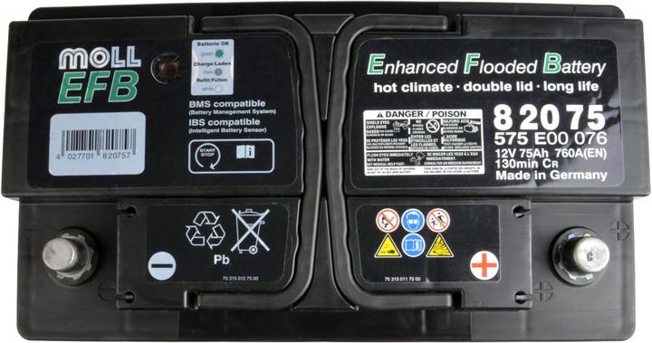 Produktbild MOLL Start-Stop 82075 (12 V, 75 Ah, 760 A)