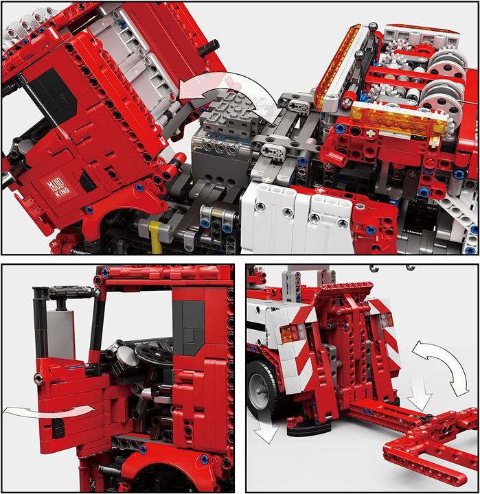Produktbild Mould King Feuerwehr Abschleppfahrzeug