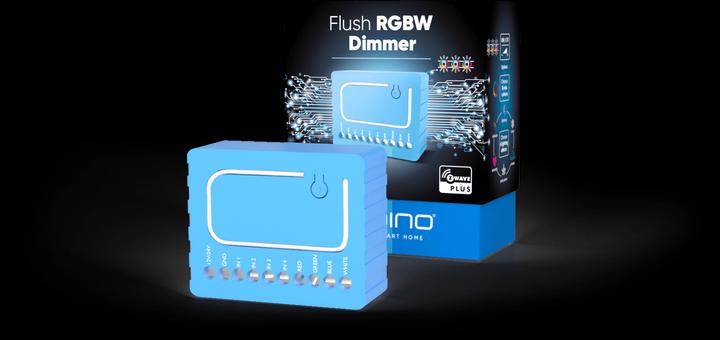 Actual product image Qubino RGBW Dimmer (Switch actuator, Dimming actuator)
