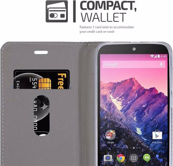 Produktbild Cadorabo Book Jeans Optik Cover (LG Nexus 5)