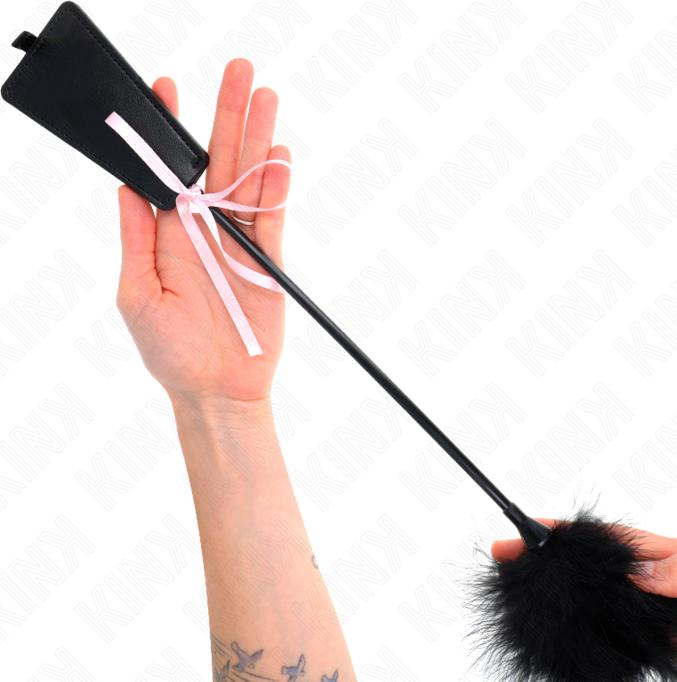 Image du produit Kink Tickle Feathers Avec Noeud Rose 49 cm