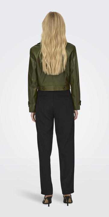 Actual product image Only Fly-Away collar jacket Faux leather jacket (L)