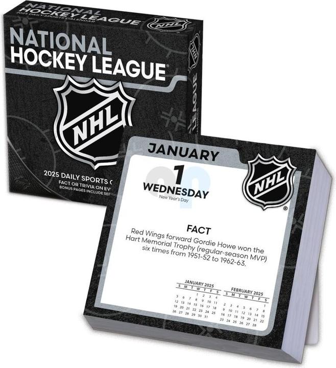 Produktbild NHL - All Team - Boxkalender 2025 (Spanisch, Italienisch, Englisch, Deutsch, Französisch)
