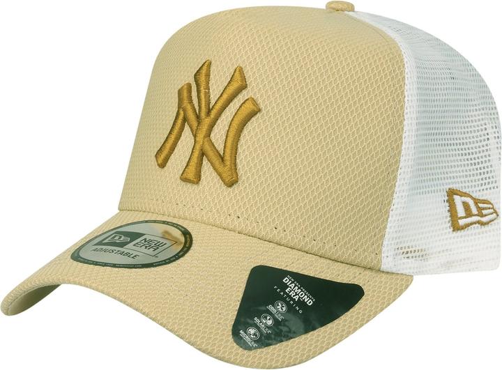 New Era Trucker Cap - DIAMOND New York Yankees vegas gold