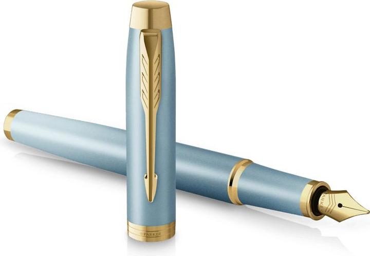 Actual product image Parker Pen Parker IM Writing Rituals fountain pen green, line no. F (Turquoise, 1 x)