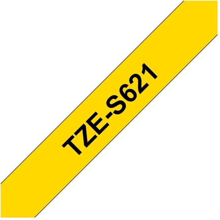 Brother Tze-S621 (0.90 cm, Gelb, Schwarz)