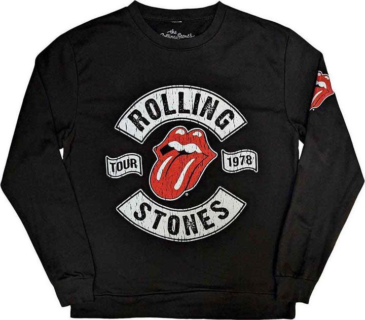 Produktbild The Rolling Stones Erwachsene US Tour 1978 Rücken Print Sweatshirt (XL)