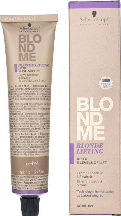 Actual product image Schwarzkopf Blondme - Blonde Lifting Ice-Irisé (L-Ice-Irise)