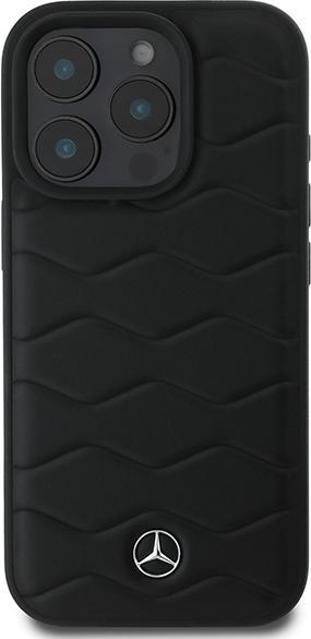 Image du produit Mercedes MEHCP16L23RWRSK iPhone 16 Pro 6.3" czarny/black hardcase MB Waves Leather (Apple iPhone 16 Pro)