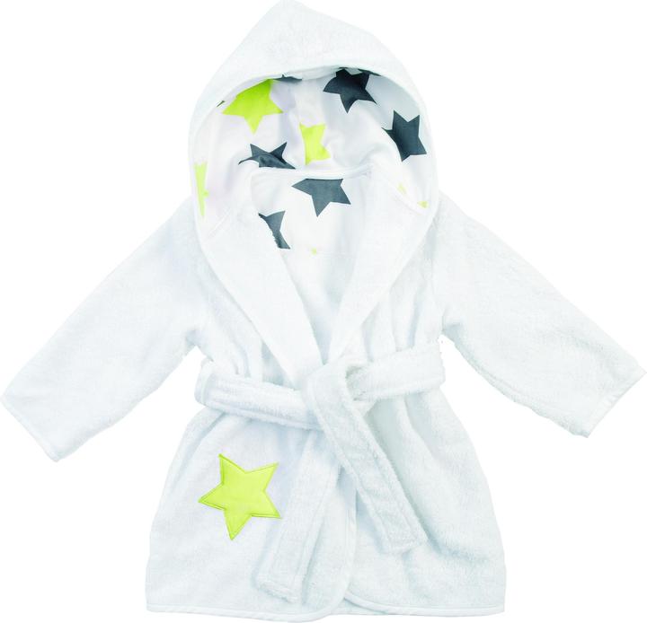 Zewi Peignoir lime Stars (92)